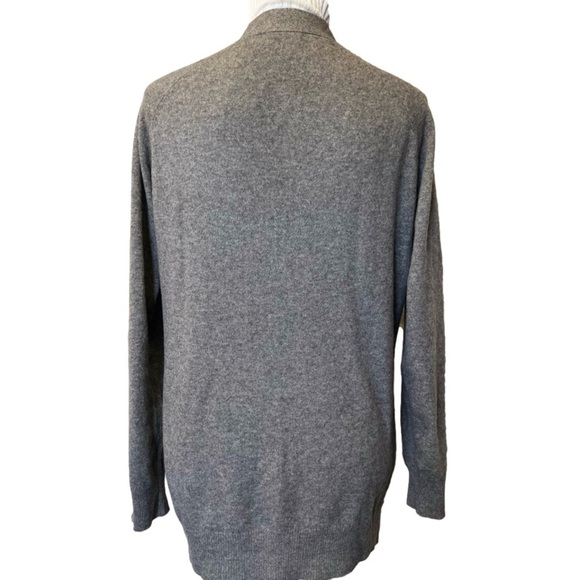 Isaac Mizrahi Live! 2-Ply Cashmere Patch Pocket Cardigan - Size Large - Picture 13 of 13